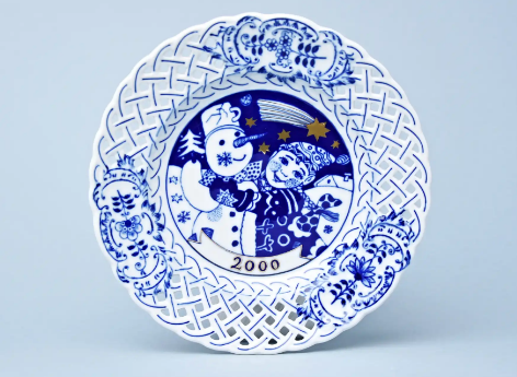 Výročný tanier 2000 prelamovaný 18 cm - 1. akosť